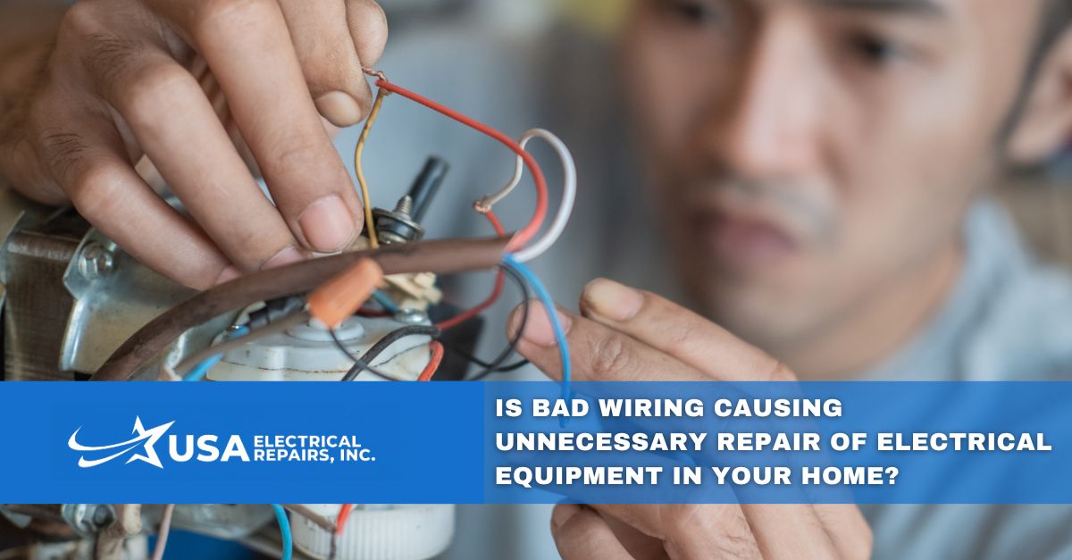 repair of electrical equipment