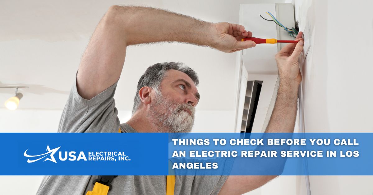 electric repair service in Los Angeles