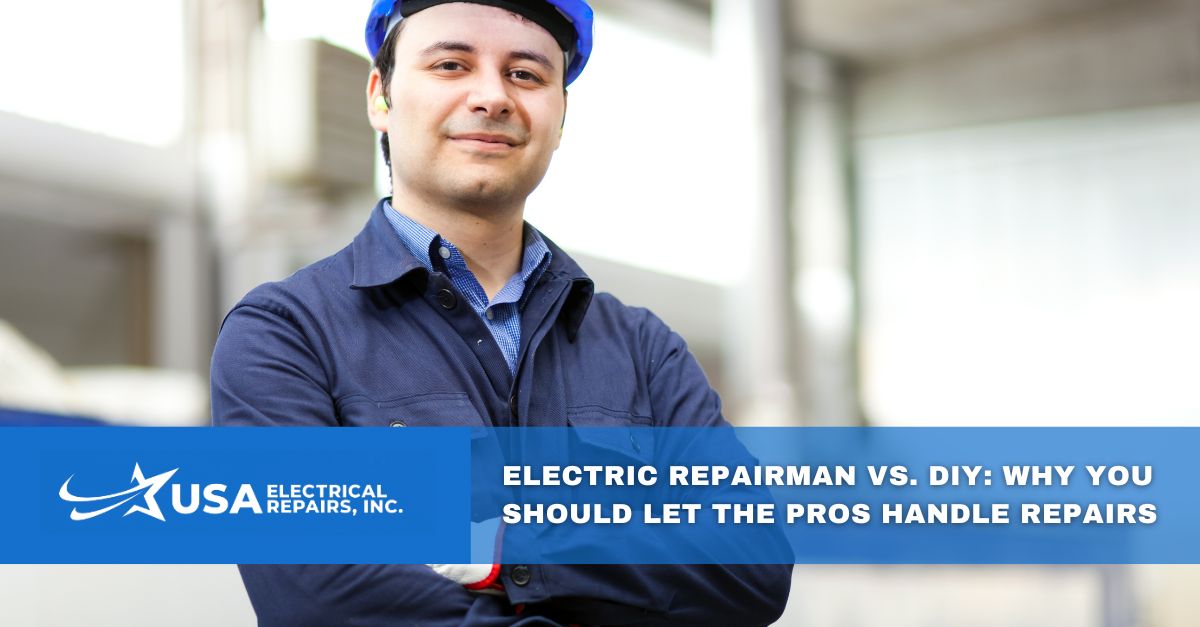 electric repairman vs diy why you should let the pros handle repairs