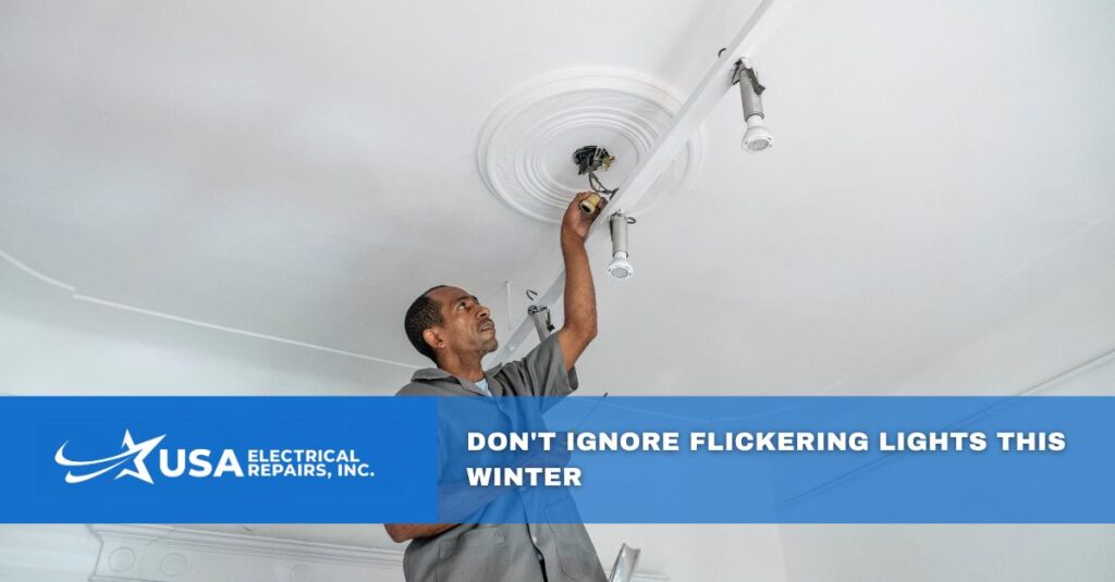 dont ignore flickering lights this winter