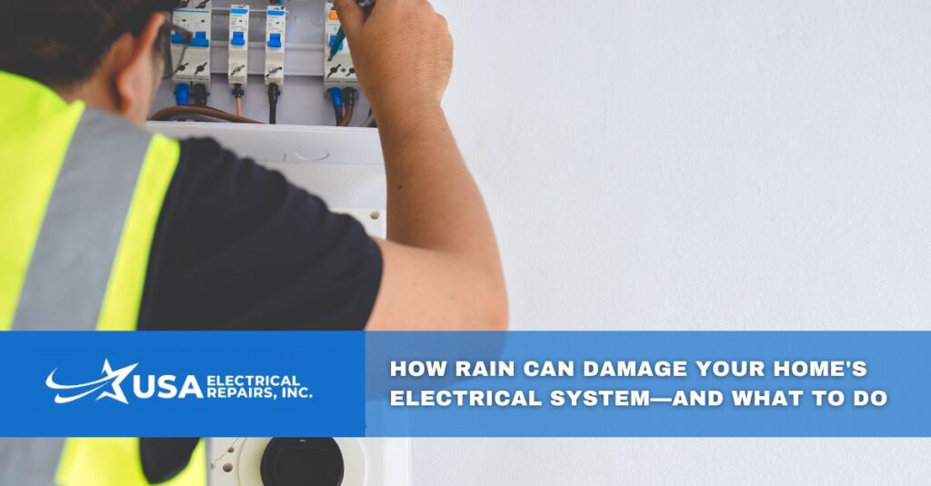 how rain can damage your homes electrical system and what to do 